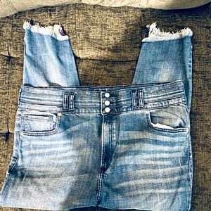 Express Super High Rise Ankle Legging Jeans 18S